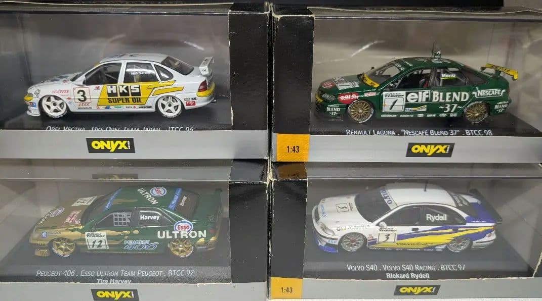 ONYX JTCCBTCCスーパーツーリング 1/43スケールミニカーセット