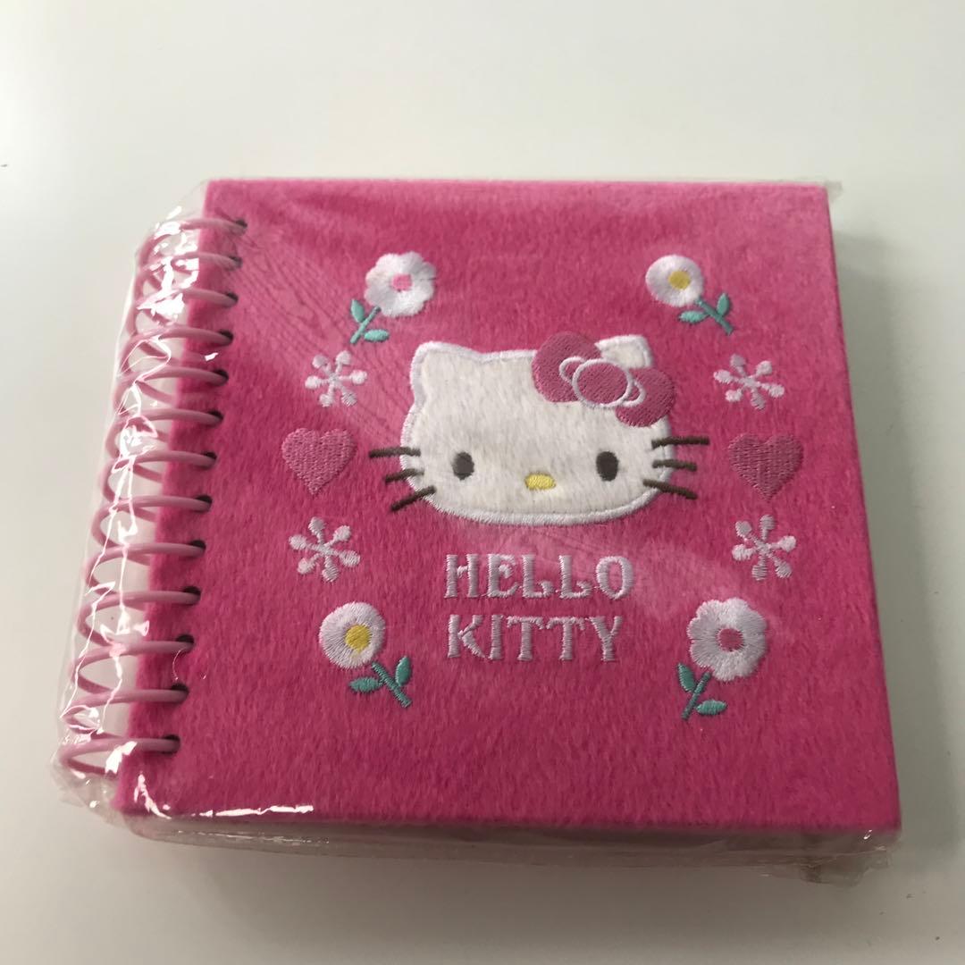 新品未開封　ハローキティ　リングノート　フワフワ　刺繍　2009 サンリオ