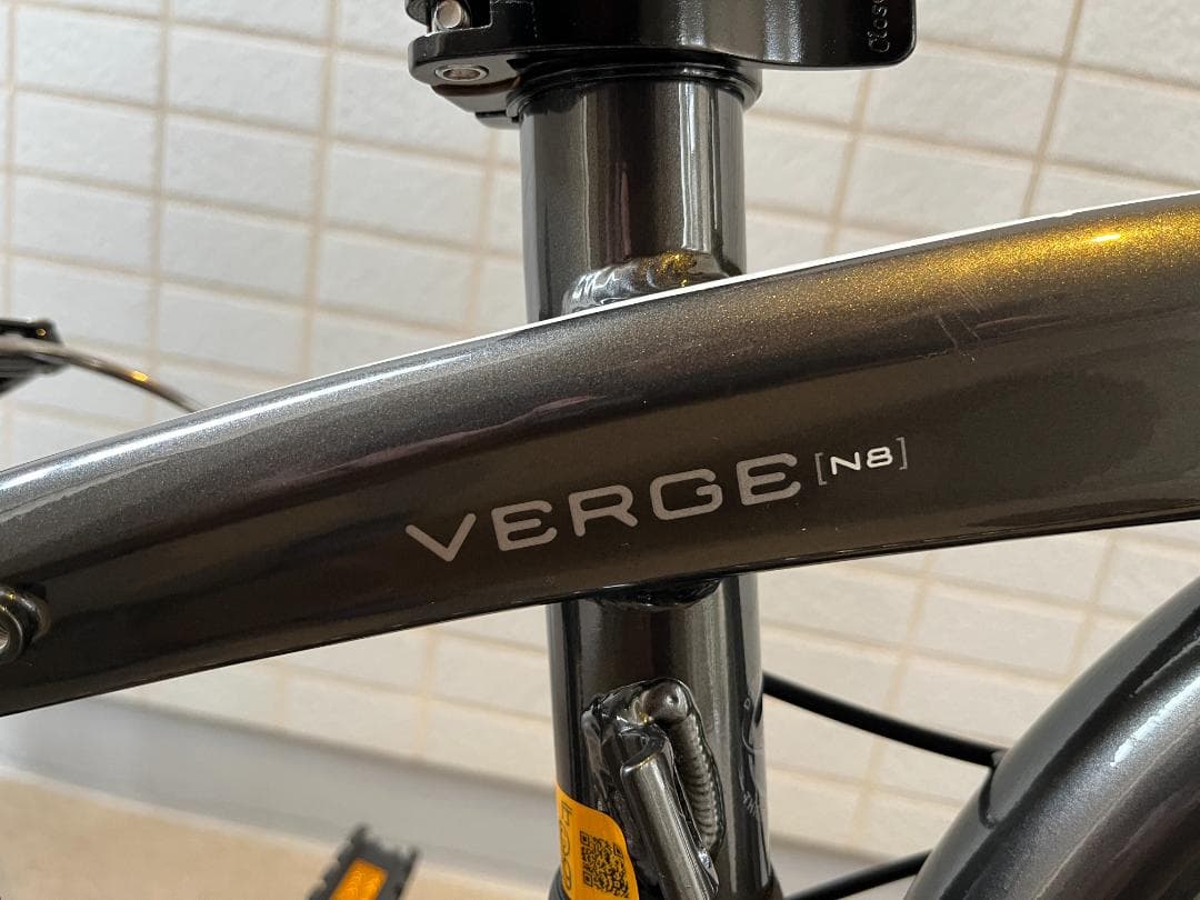 VERGE N8 折りたたみ自転車 RN400ライト付き