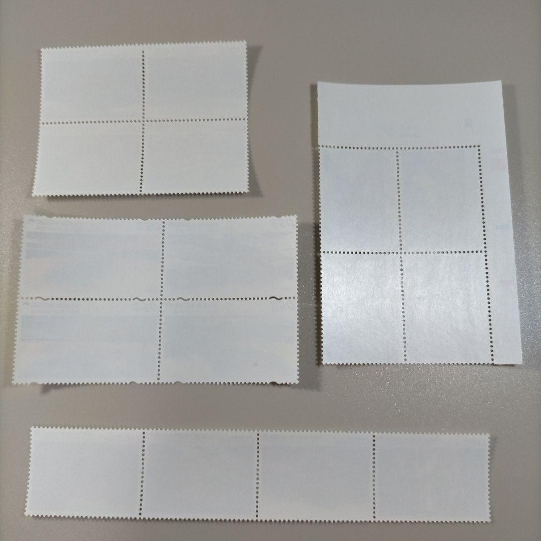 1699 外国切手 韓国 風景 山岳 四季 美しい切手 4セットまとめ