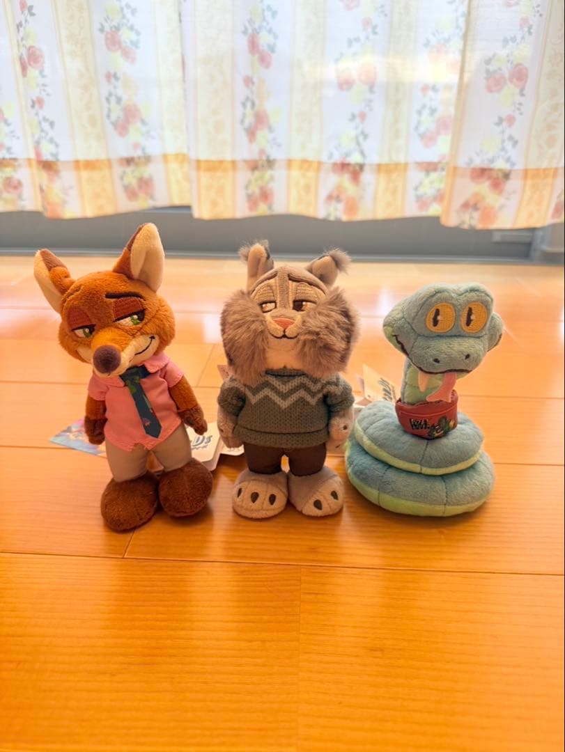 ズートピア2 ぬいぐるみ　ニック　ゲイリー　パウバート　山田涼介