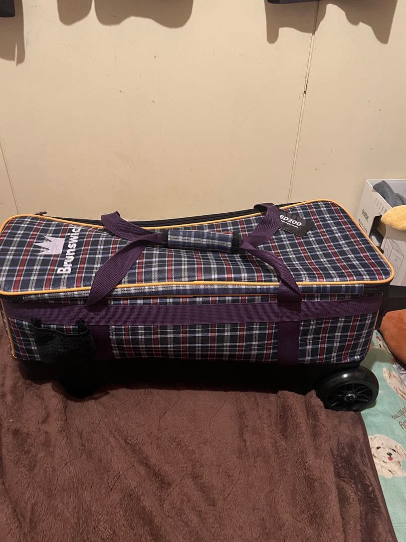 Brunswick ボウリング用バッグ チェック柄