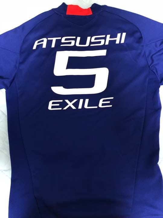 EXILE ATSUSHI サッカー日本代表ユニフォーム