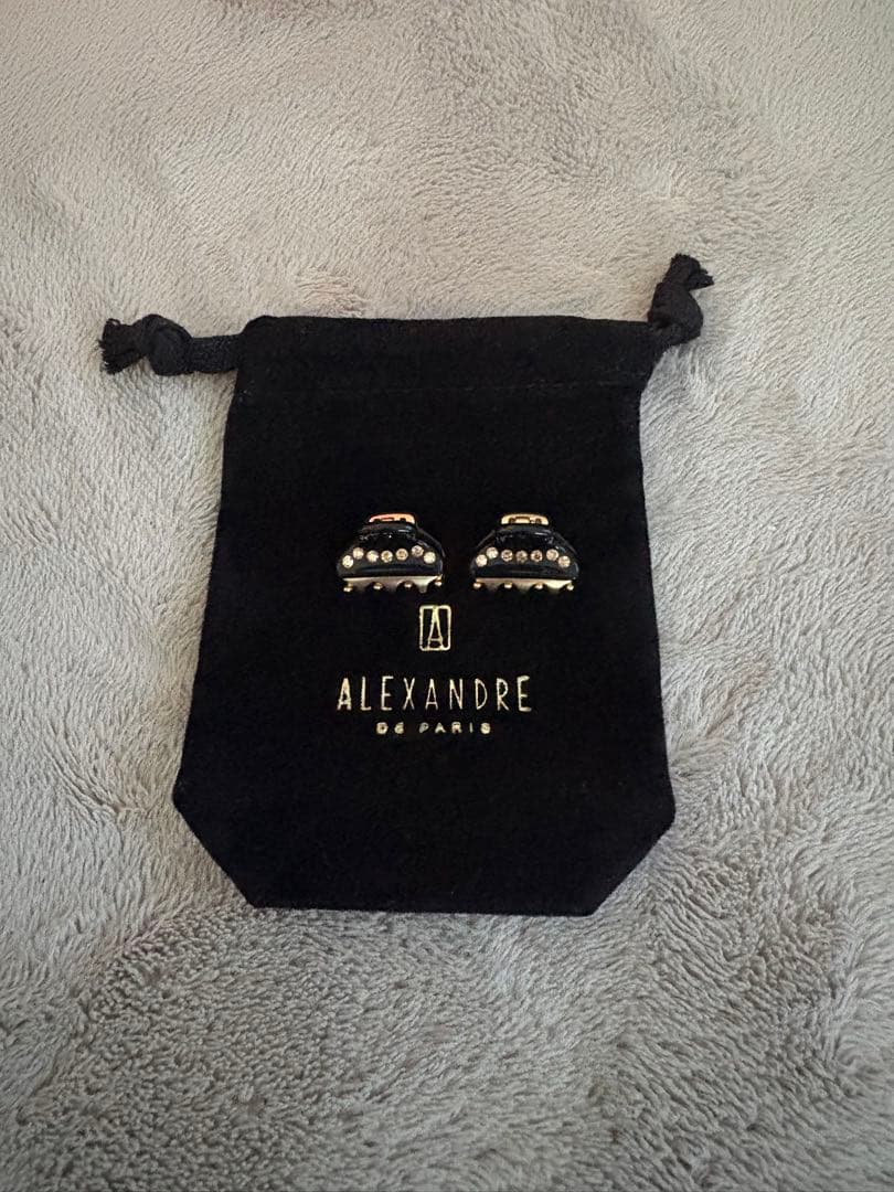 【新品未使用】ALEXANDRE DE PARIS マイクロクリップ ブラック