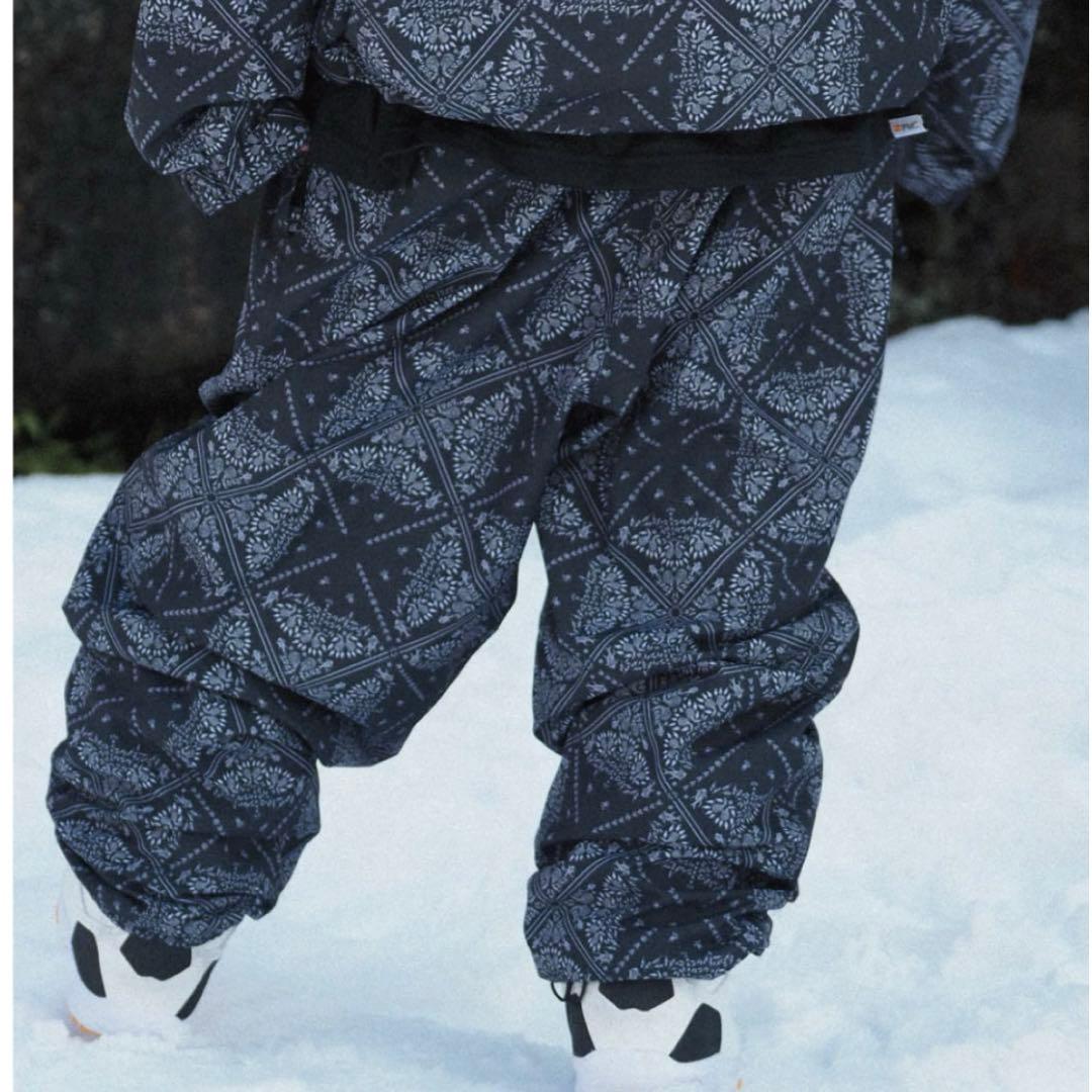 い*ご様 Mahf イージーパンツ ペイズリー柄