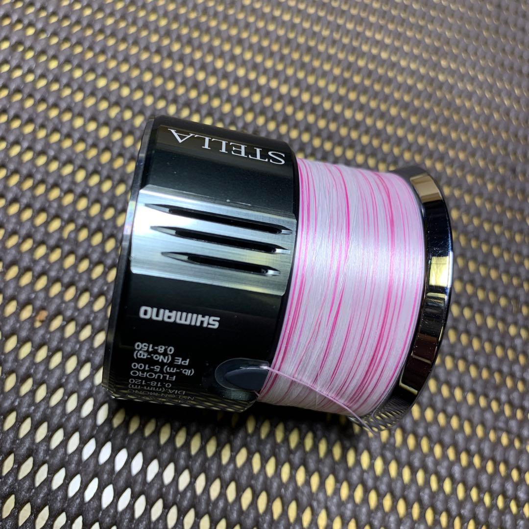 シマノ 22ステラ　純正スプール　2500S 200m0.5号PE 使用１回