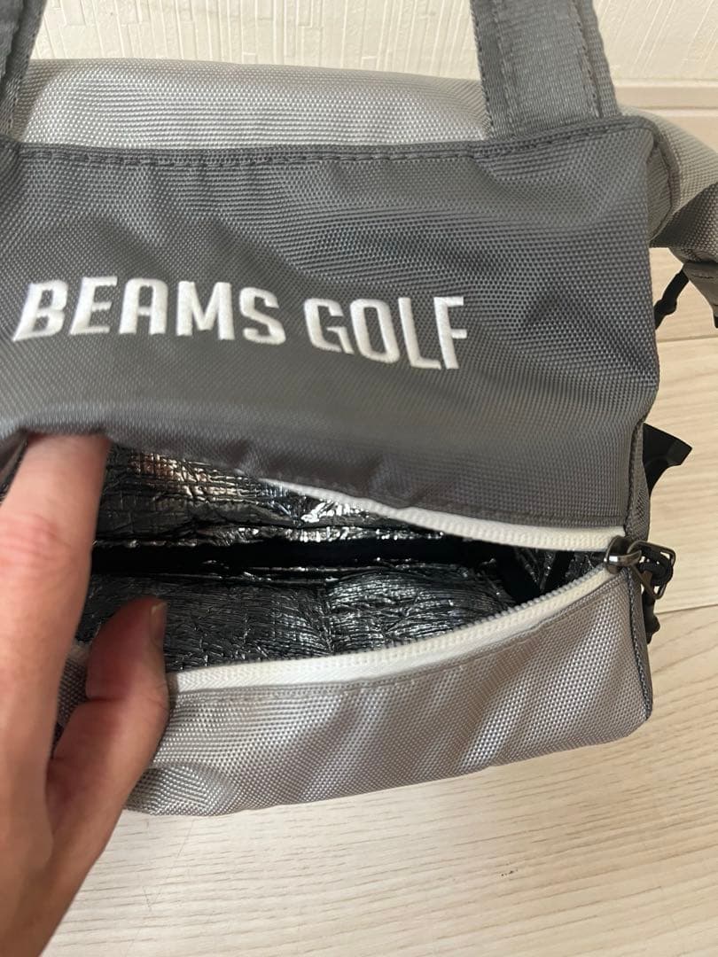 値下 BEAMS GOLF カートバッグ（保冷保温）グレー レア 人気 ビームス