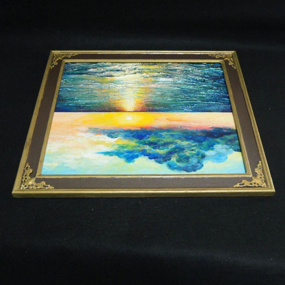 油絵 油彩 油彩画 絵画【Sea at Dusk】