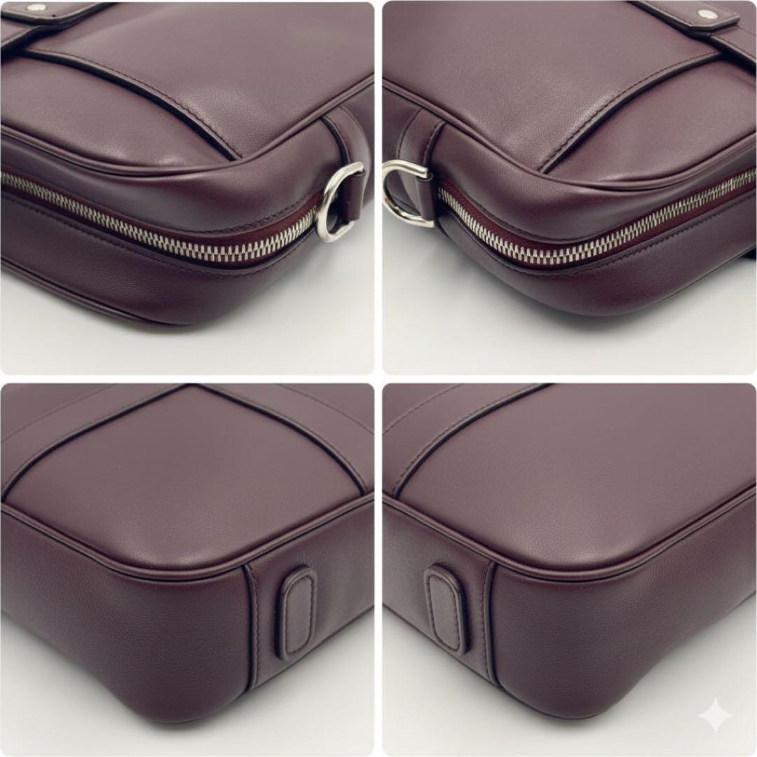 一発値下げ！！ダンヒル 2WAYブリーフケース ハムステッド ボルドー