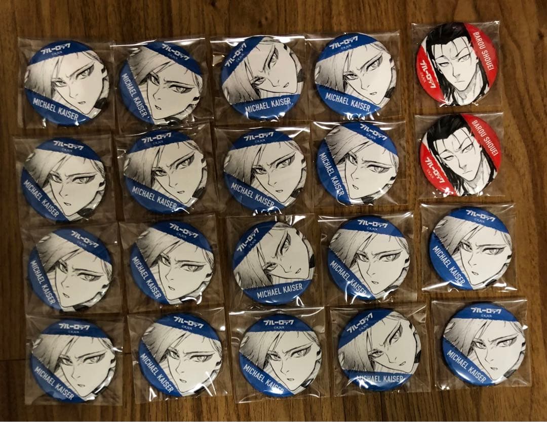 ブルーロック 伊勢丹 缶バッジ カイザー 馬狼 計36点セット
