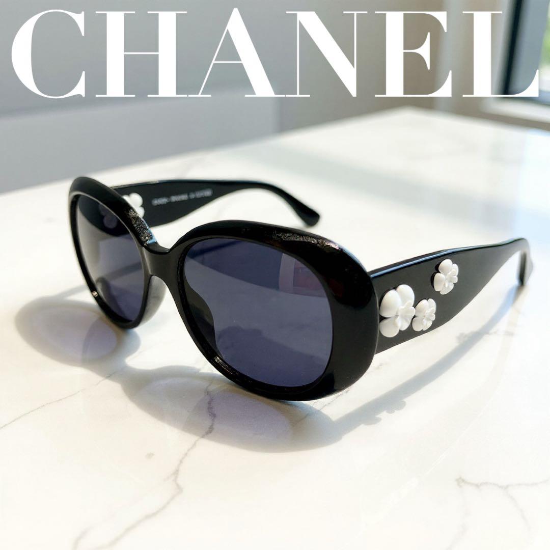 小物 CHANEL sunglasses Camellia White y2k