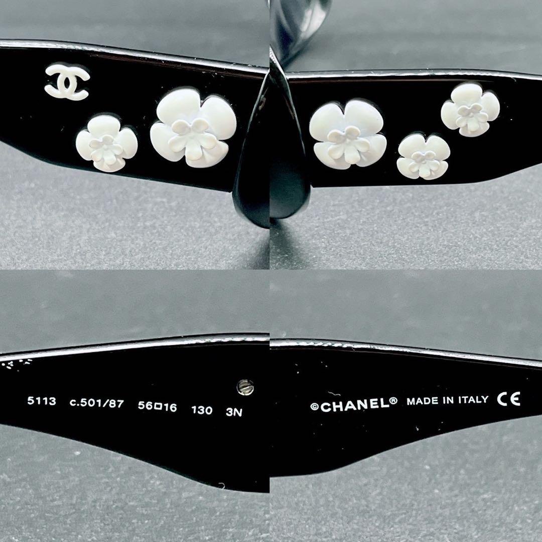 小物 CHANEL sunglasses Camellia White y2k