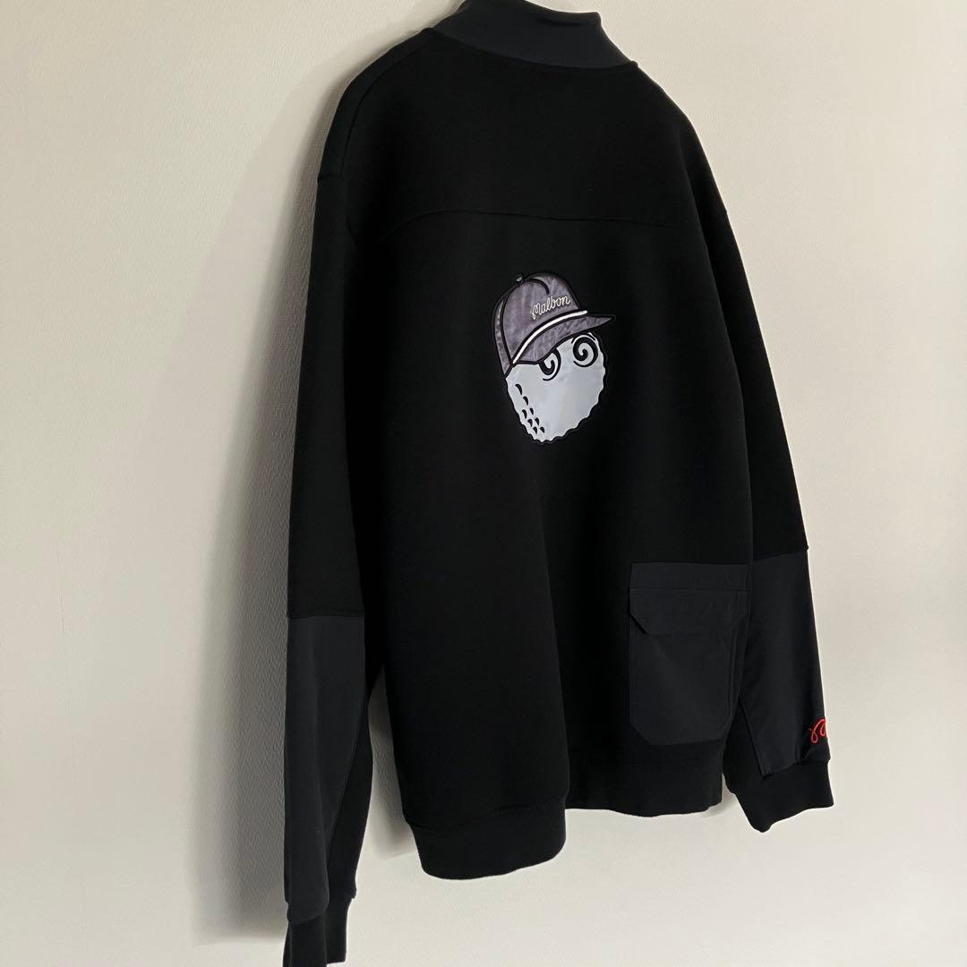 【レア】マルボンゴルフ malbongolf ジップアップブルゾン 黒 XL