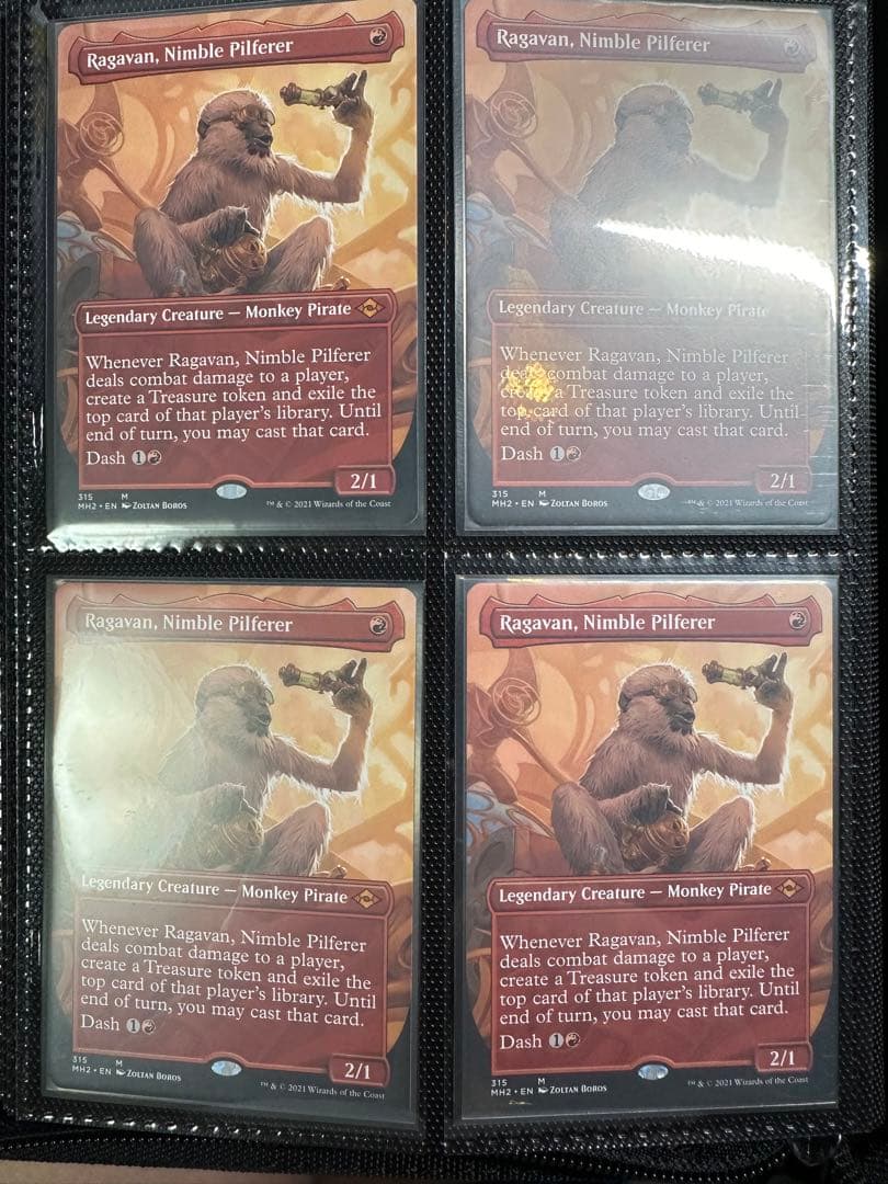 MTG 敏捷なこそ泥、ラガバン ボーダーレス 4枚