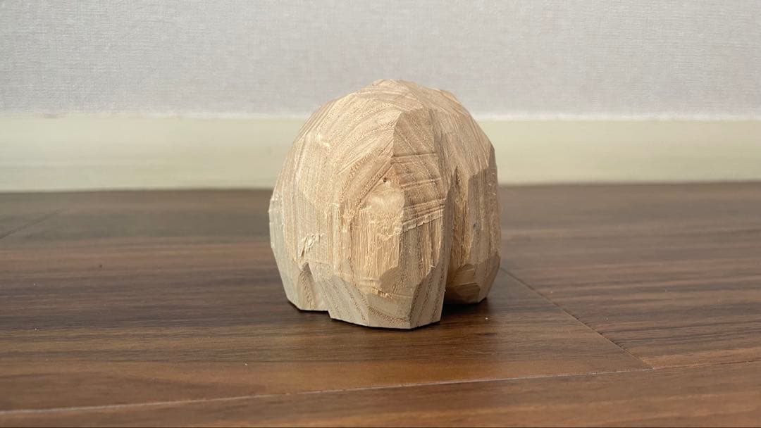 高野夕輝　木彫り　熊