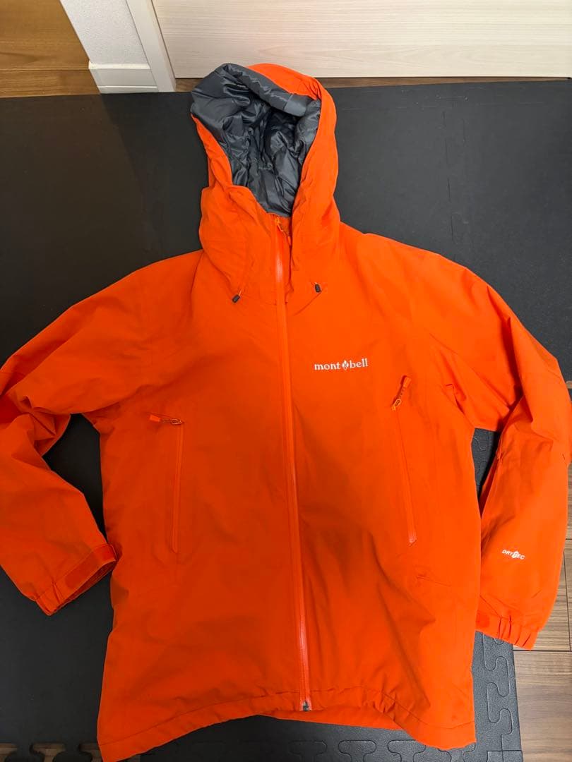 mont-bell パウダーステップ パーカ Men S オレンジ