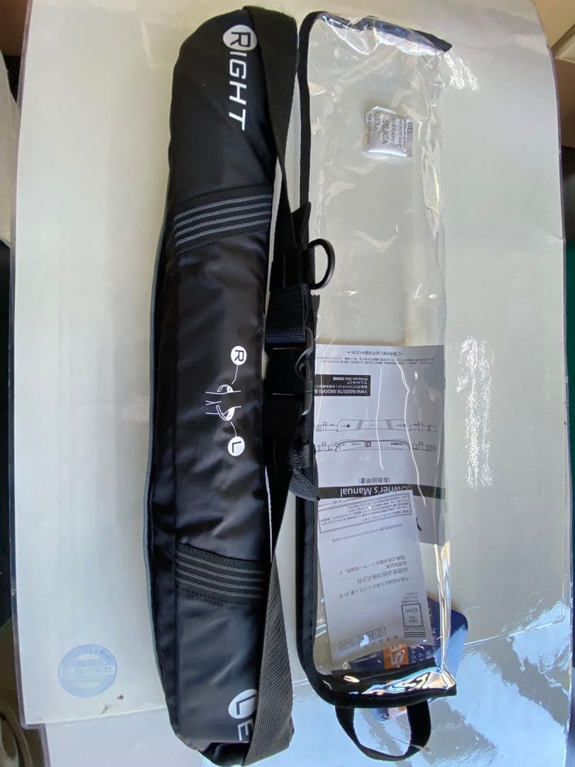 Yamaha ライフジャケット 膨張式TYPE A ブラック 8個セット