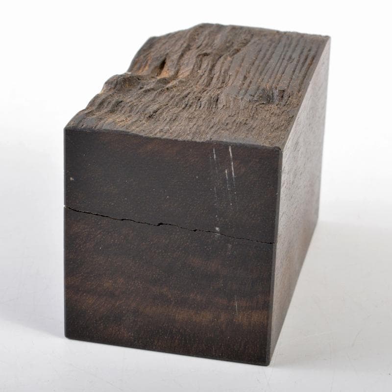 茶道具　蒔絵師　蓑輪一幸作　竹林蒔絵　割香合　共箱　V　R5556