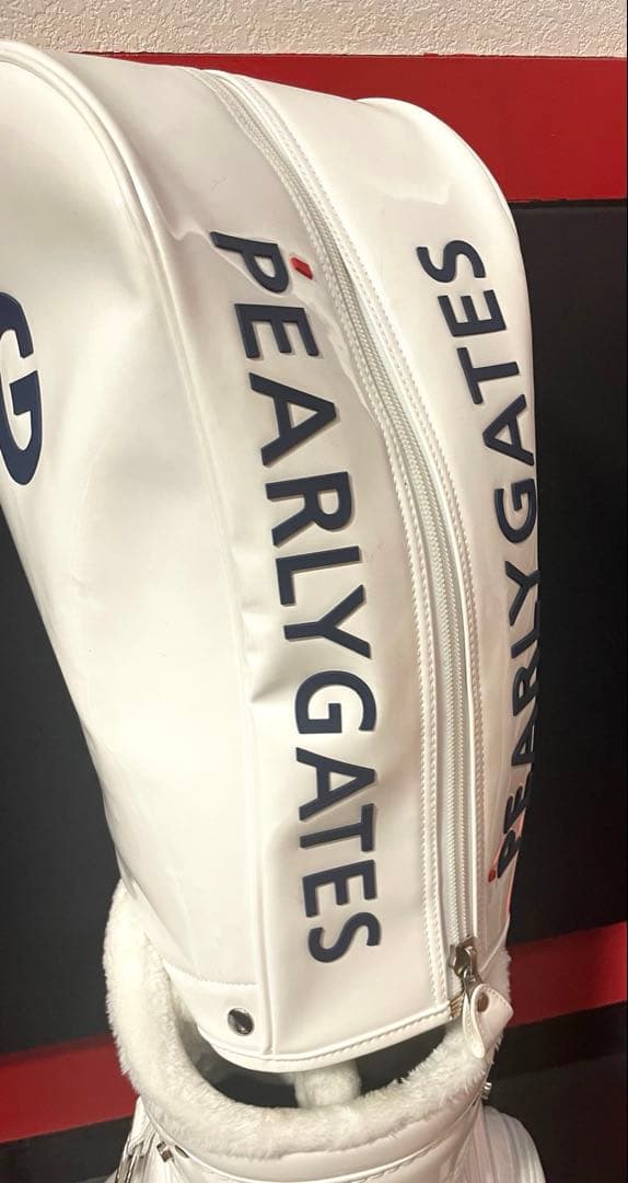 ゴンザレス　　値下げ！パーリーゲイツ　定番　エナメルキャディバッグ