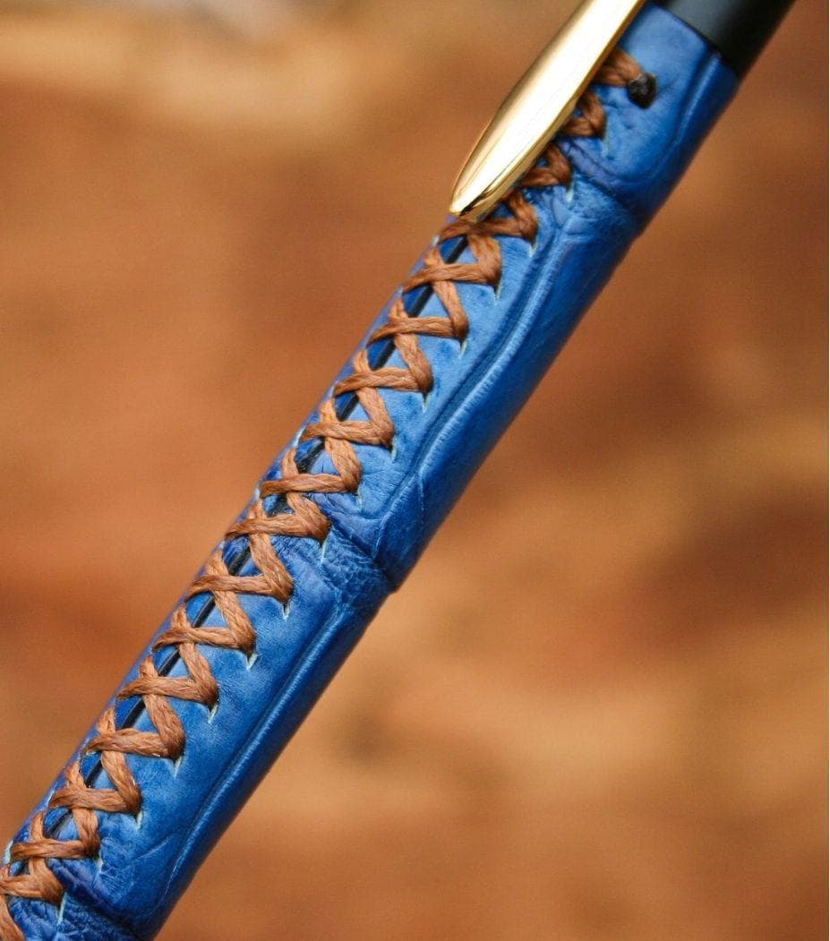 【新品未開封】シックザール 夏限定 ボールペン クロコダイル (薄藍)