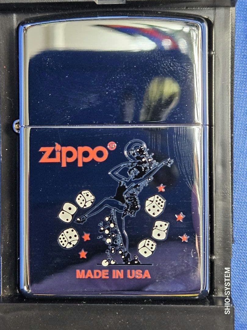 【未使用】封印付き 2002/1製造 ZIPPO GAMBLE Girl