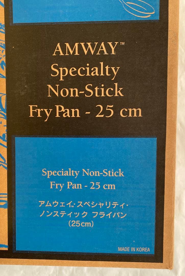 アムウェイ　ノンスティックフライパン　蓋付 25cm