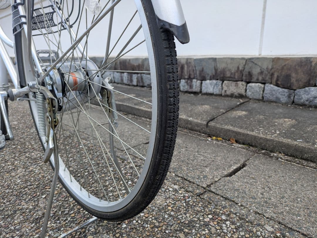 美品 27 インチ 自転車 軽快車 シティサイクル 名古屋市引き取り限定