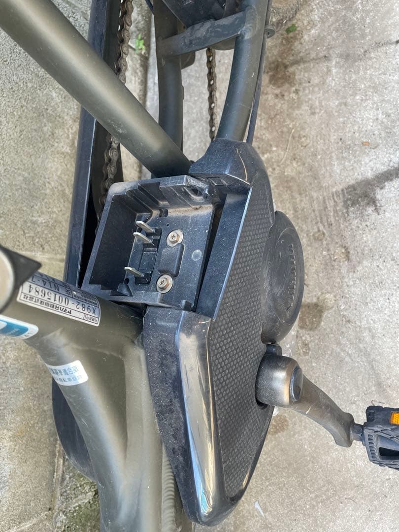 ジャンク品YAMAHA PAS Kiss 電動アシスト自転車 チャイルドシート付