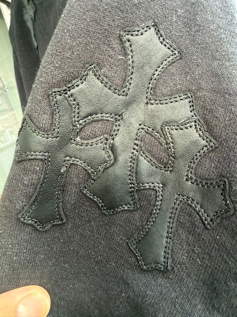 激レアCHROME HEARTSクロムハーツ クロスパッチ スウェットトレーナー