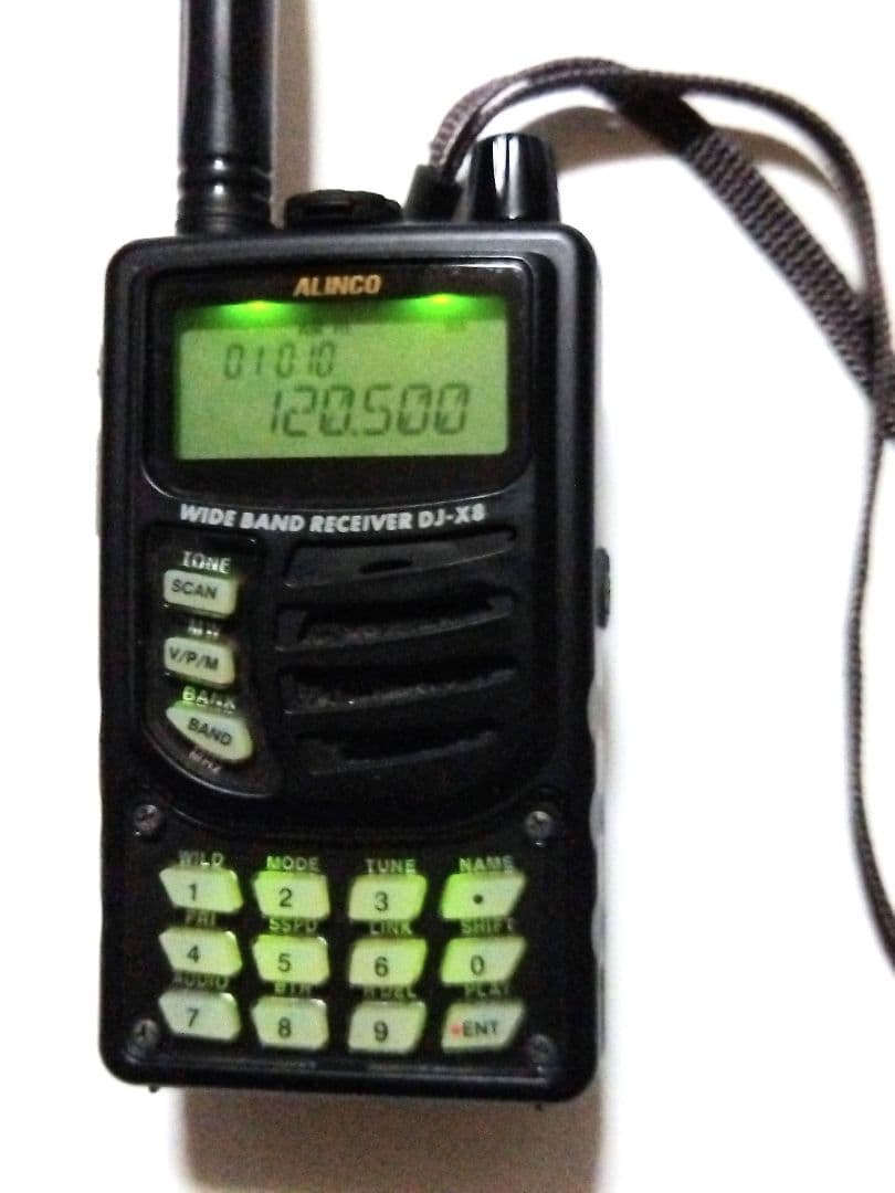 ■DJ-X8広帯域受信機/エアーバンドメモリ済