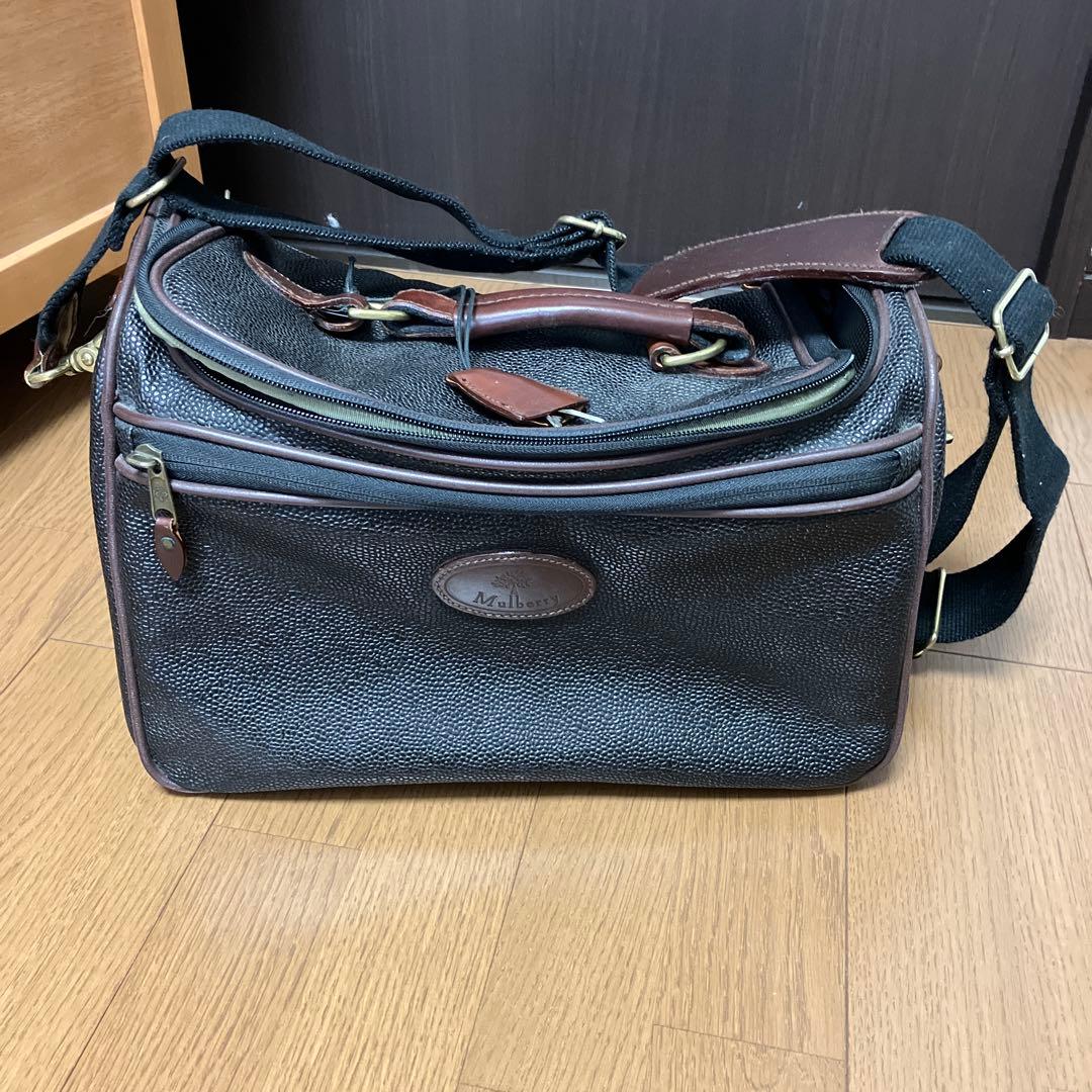 【ジャンク】Mulberry マルベリー ボストンバッグ