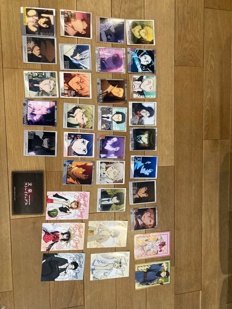 文豪スト　アニメキャラクターアクリルスタンド　ポスター 缶バッジセット