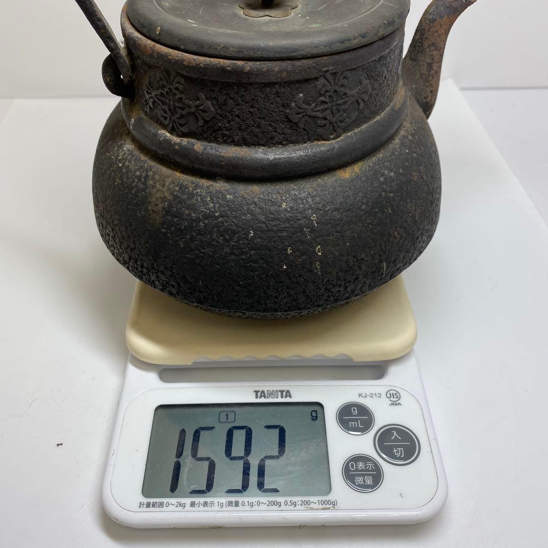 龍文堂　鉄瓶　1592g 東さ8-0107☆2F トヒオオ
