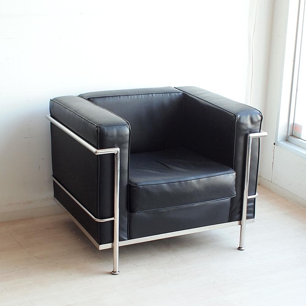 ル・コルビュジエ LC2 リプロダクト 1人掛けソファ A ZR24059