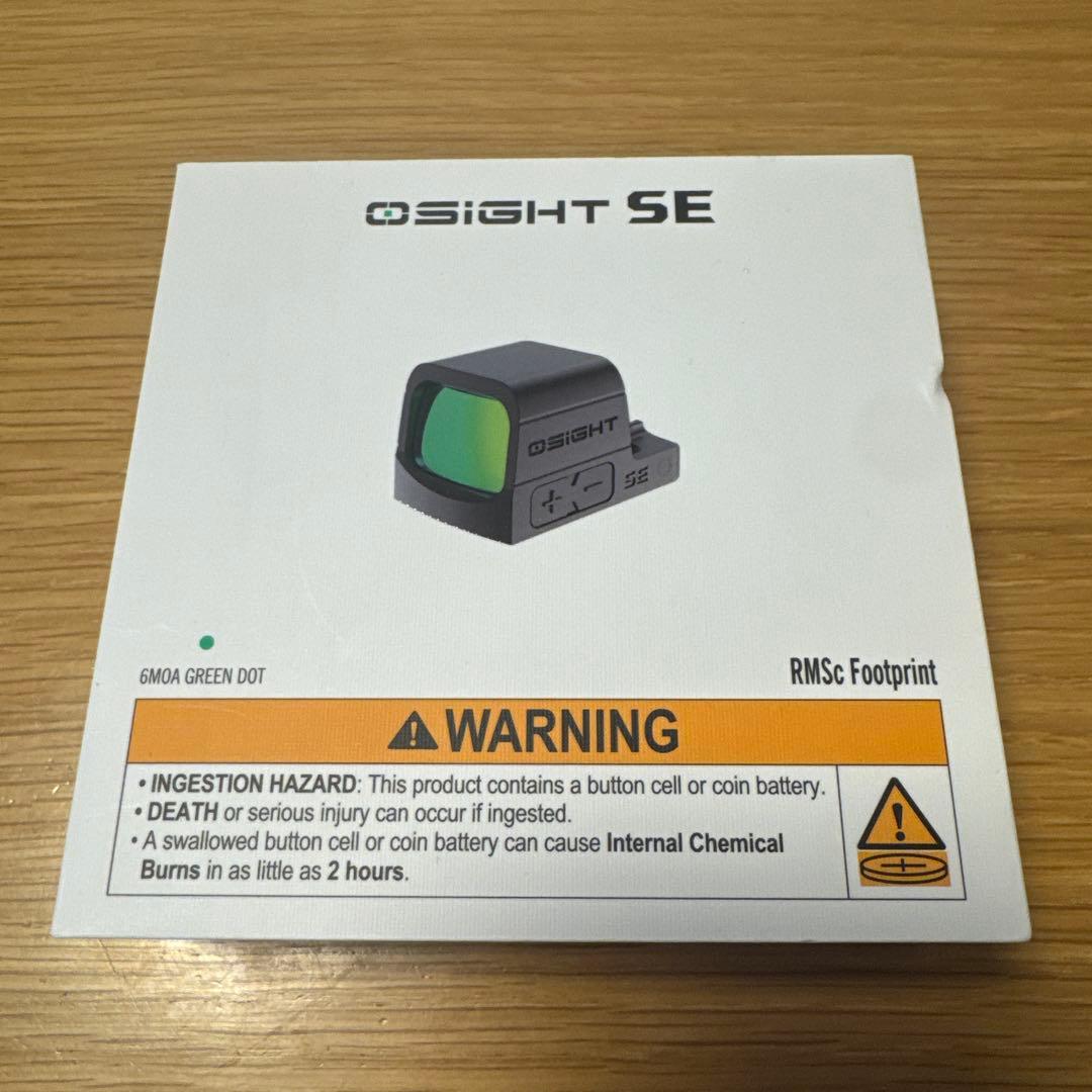 Osight SE グリーン 6MOA ドットサイト