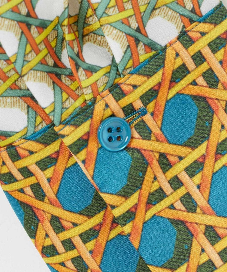 【新品未使用タグ付き】LOULOU WILLOUGHBYボウタイブラウスイエロー