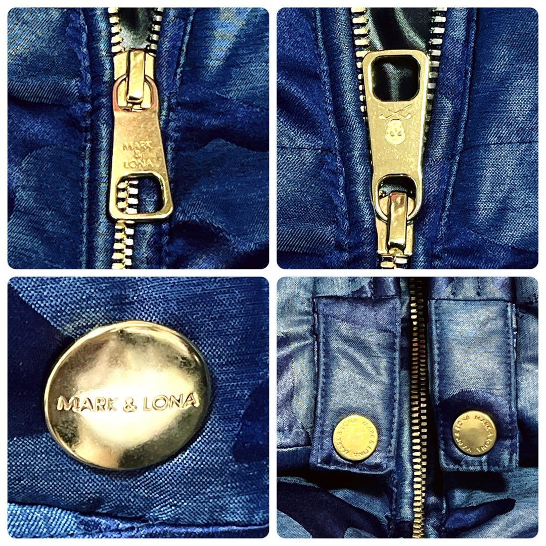 MARK & LONA ゴルフ 4way ダウンジャケット ベスト スカル 迷彩