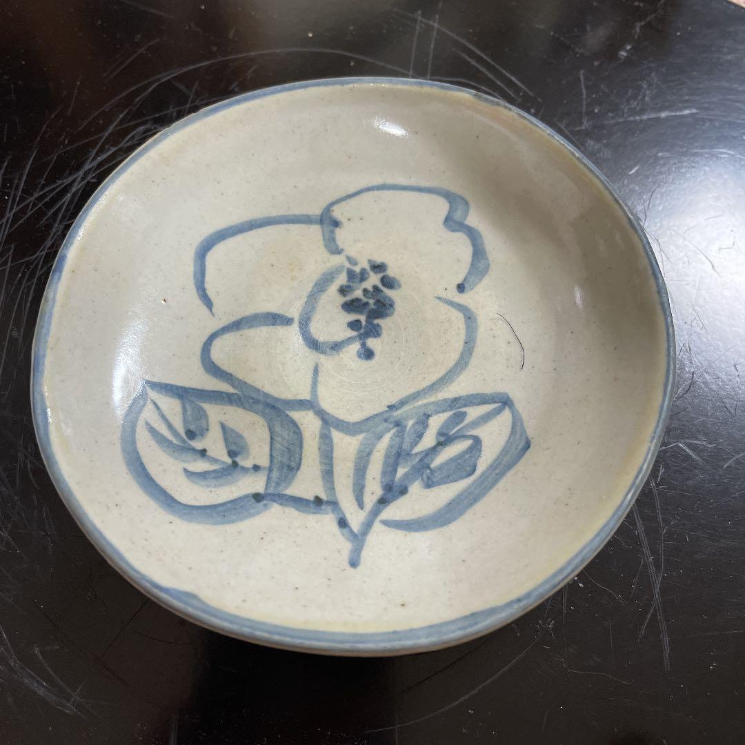 出口直日　小皿　大本教　古物