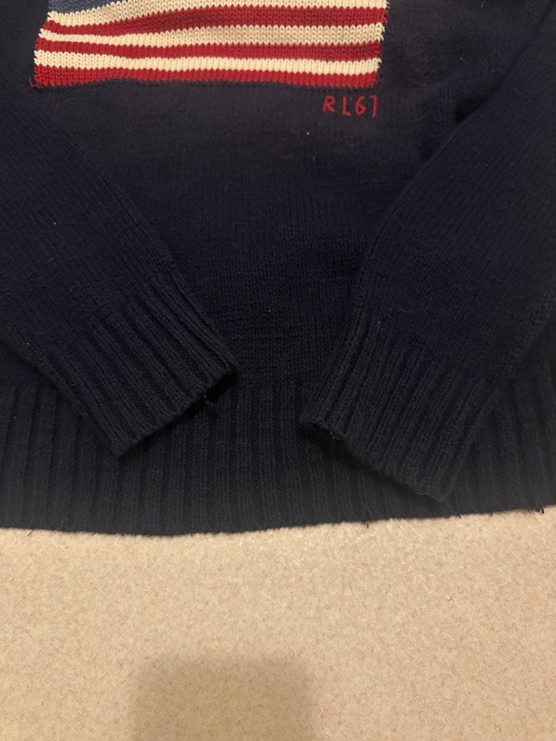 【希少】ラルフローレン 星条旗 ニット 木村拓哉着用　Ralph Lauren