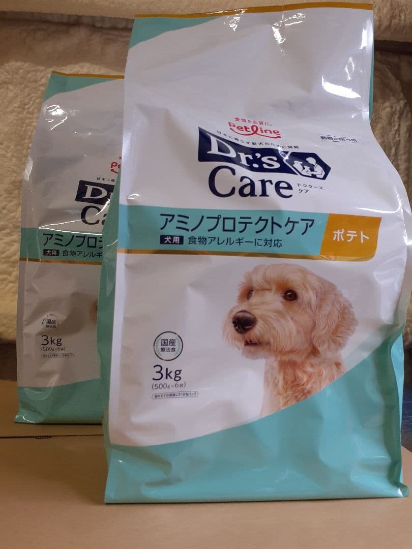 papa様ドクターズケア犬用療法食アミノプロテクトケアポテト3kg×2袋