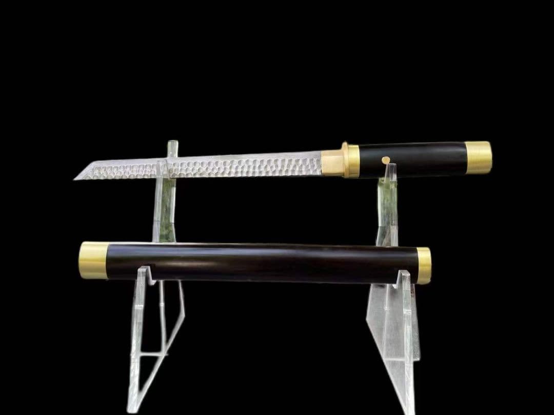 唐刀大馬錘紋20230870 古兵器 武具　刀装具　日本刀　模造刀 居合刀