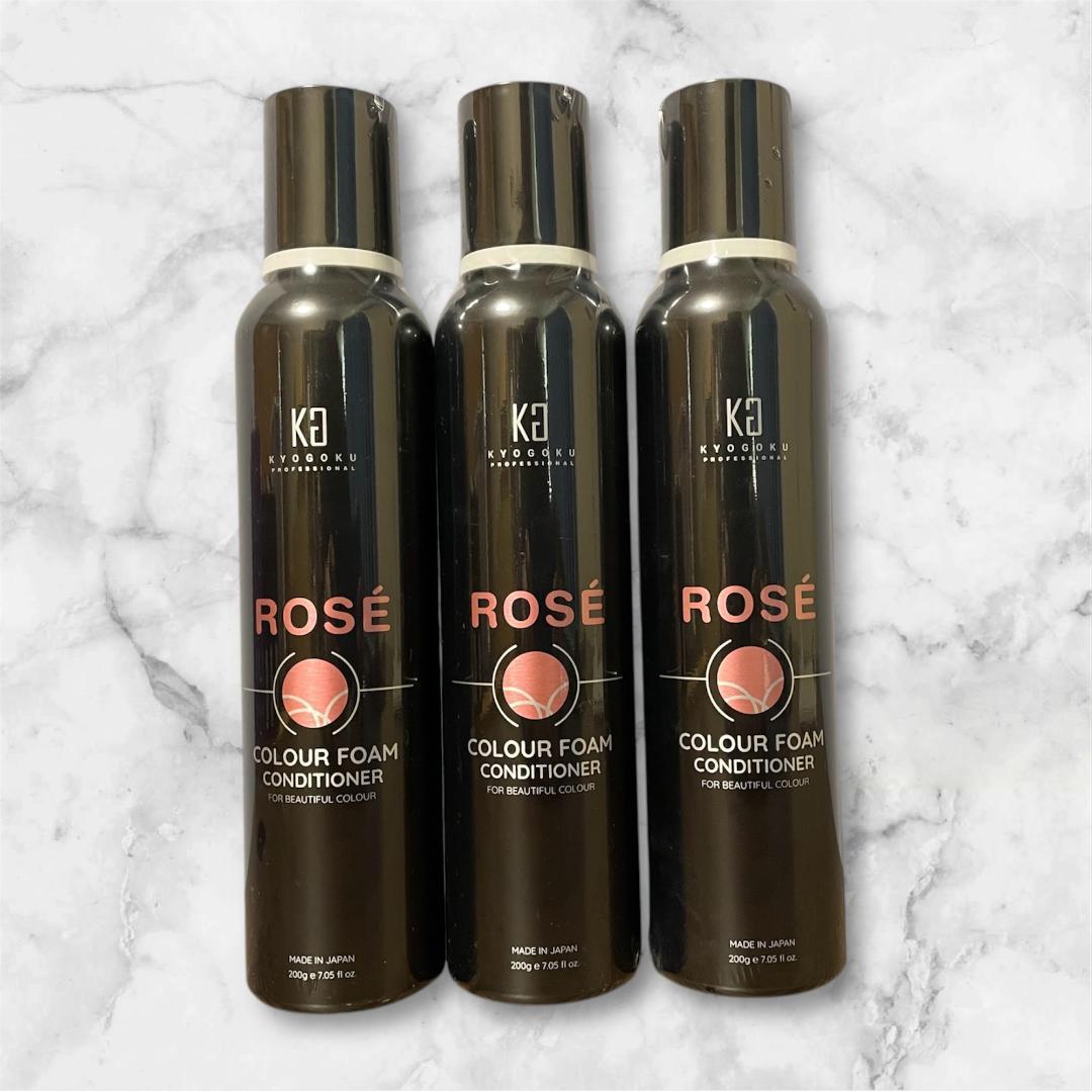 【新品】KYOGOKU ロゼカラーフォームコンディショナー 200g 3本