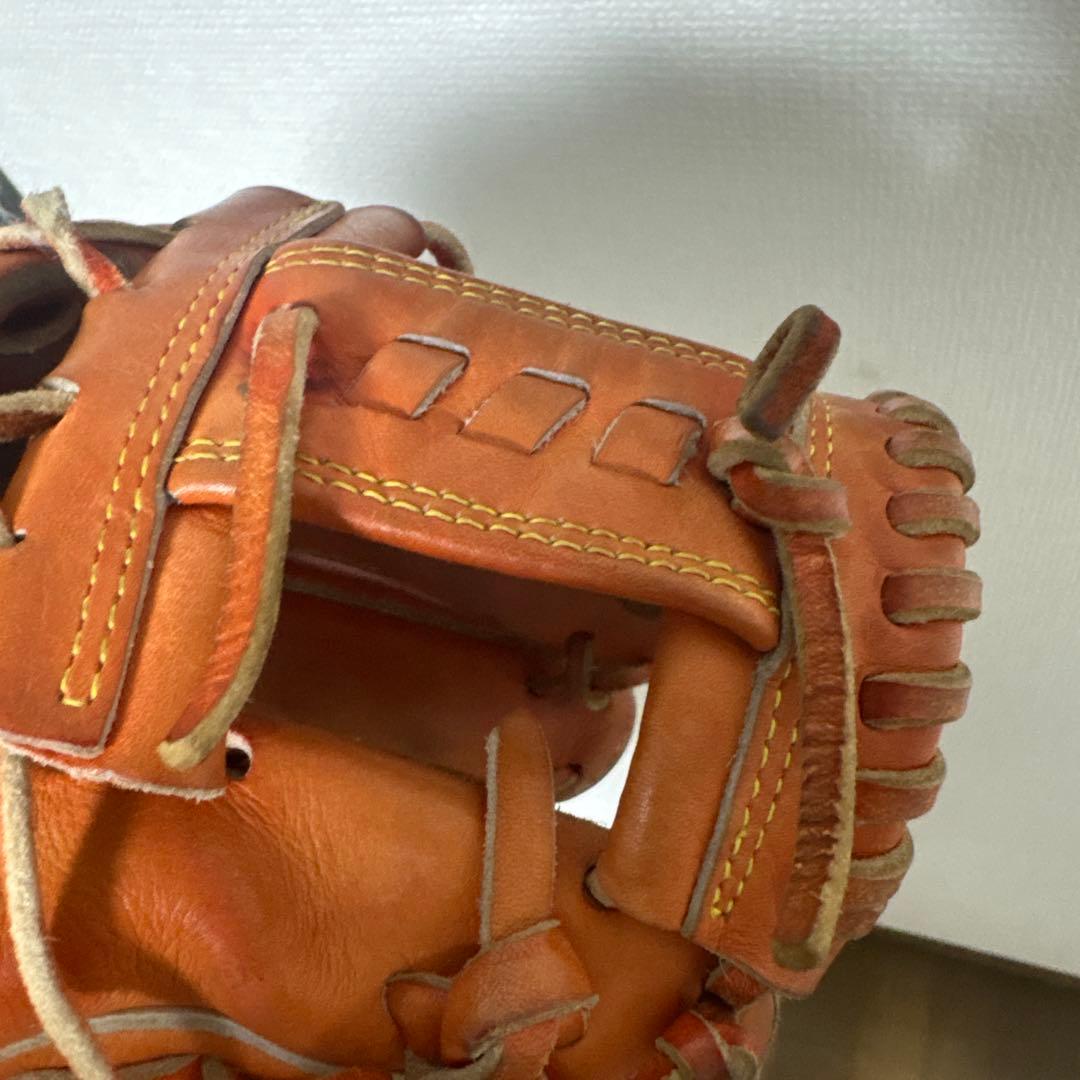 Mizuno Pro 硬式グローブ 内野手用オレンジ