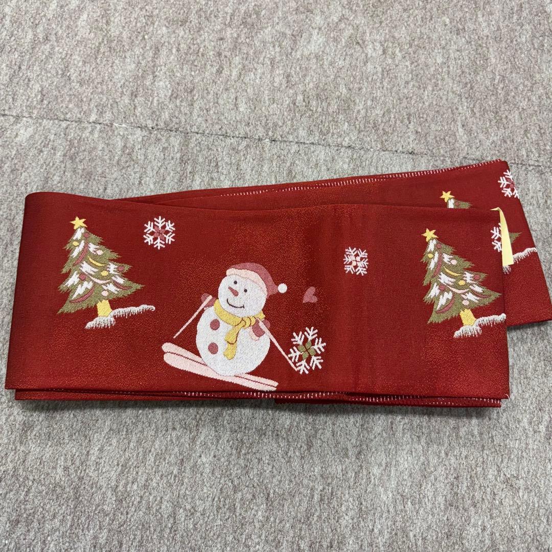 た*こ様 即日発送可　　長尺　クリスマス　半幅帯