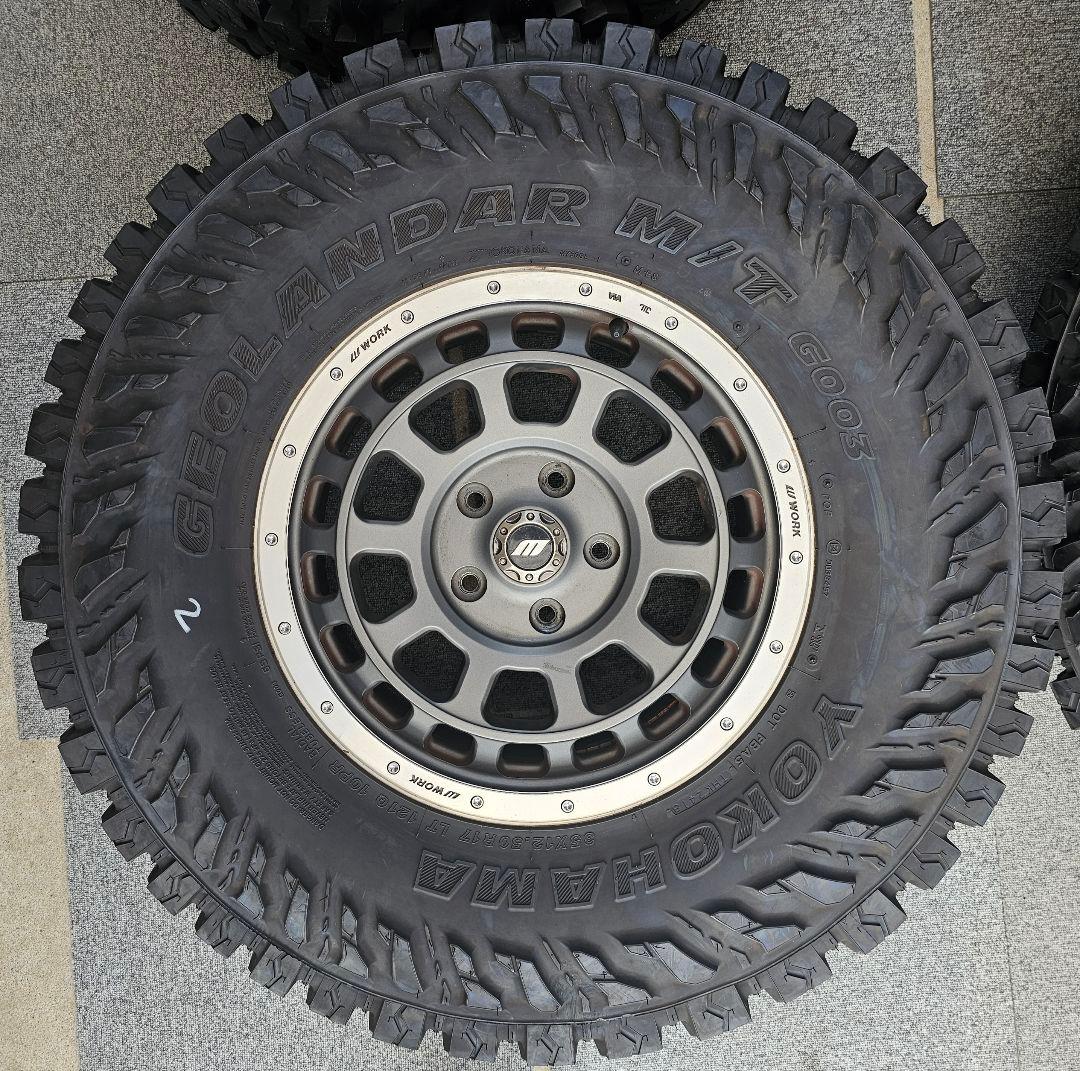 WORK CRAG T-GRABIC 17インチアルミホイール ヨコハマ ジオラ