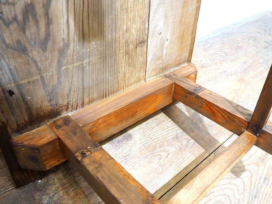 1405 杉のローテーブル　文机　ちゃぶ台　古家具　展示台　レトロ　ビンテージ