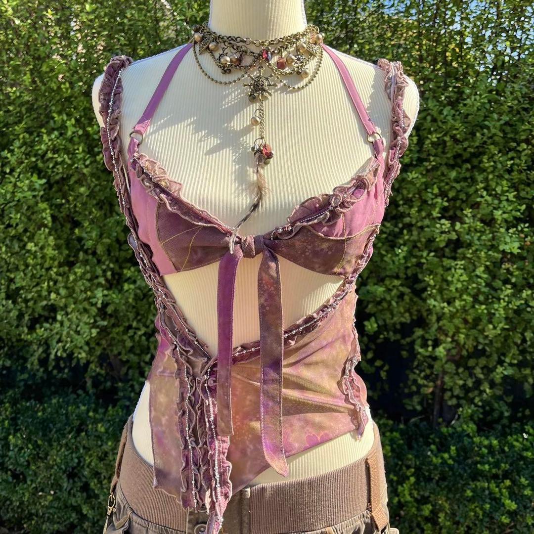 Open Aesthetic メッシュ 2ピーストップ – サイズ S