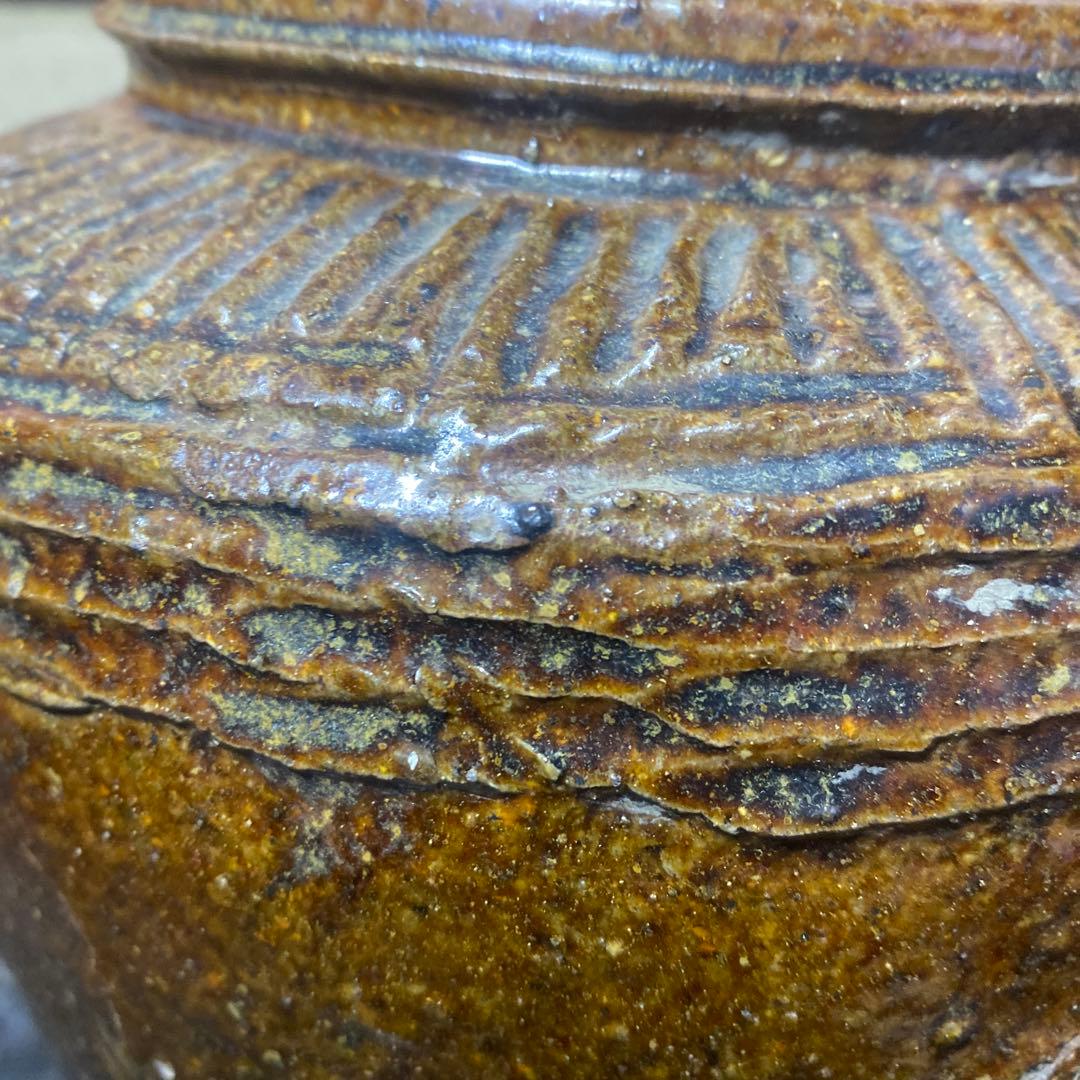 中国　古玩　南蛮水指【桐箱付】16cm20cm