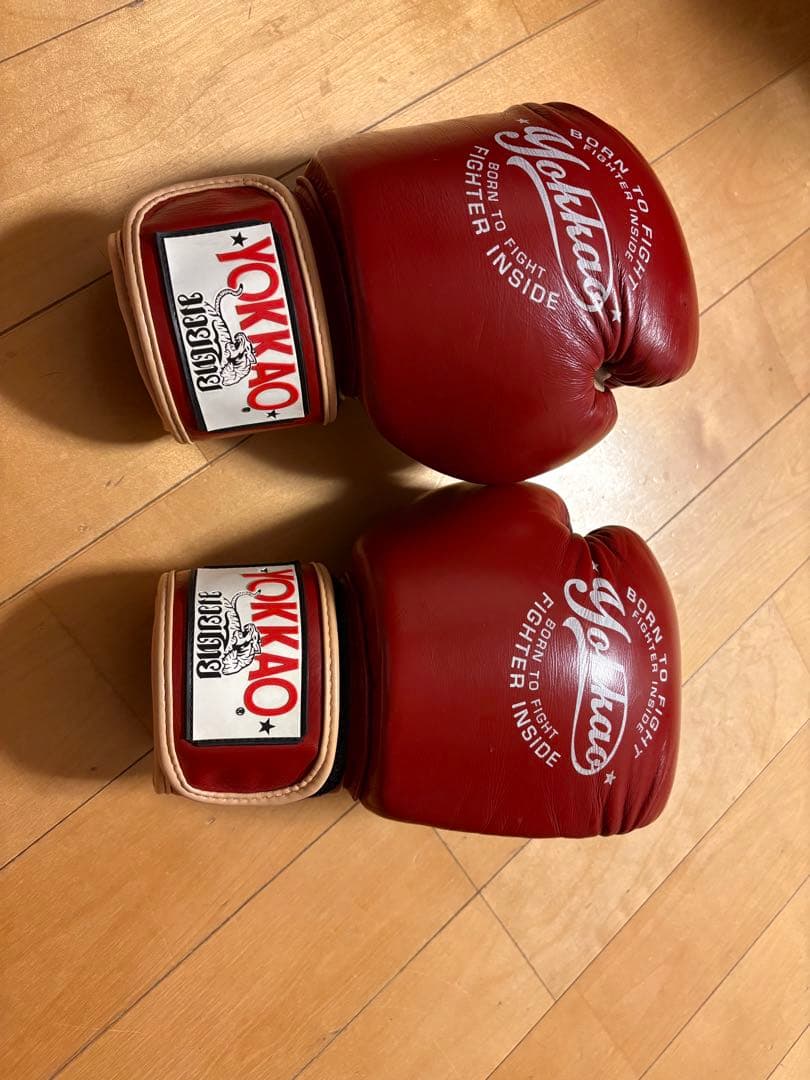 YOKKAO ボクシンググローブ 12oz 赤