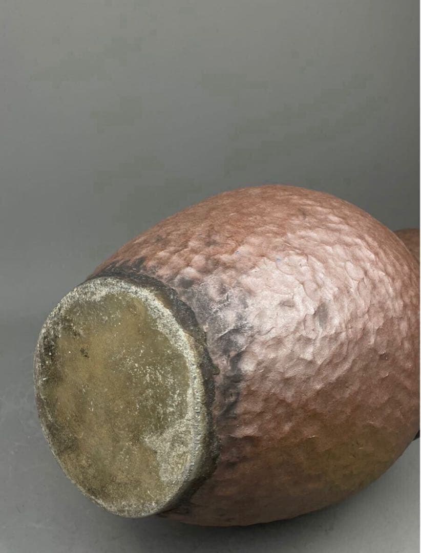 鍋島焼 名工 青山作 盛上釉彩瓢箪図 花瓶 飾壷 幾平 嘉秀 嘉仙 武右衛門